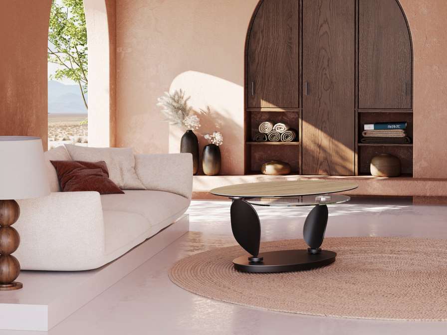TABLE BASSE ROSA
