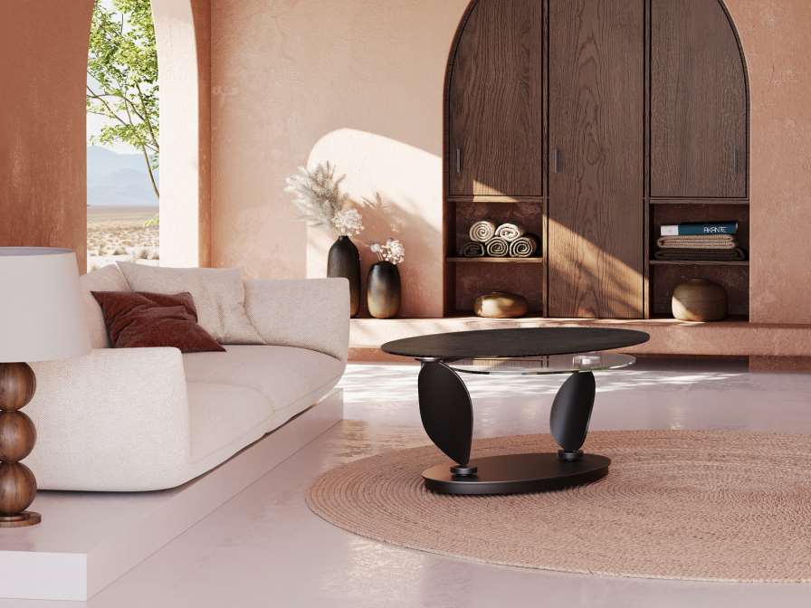 TABLE BASSE ROSA