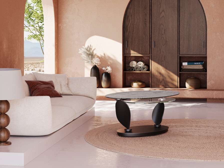 TABLE BASSE ROSA