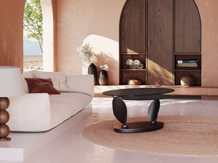 TABLE BASSE ROSA