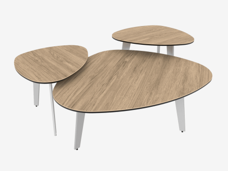 TABLE BASSE EXTÉRIEURE GALET