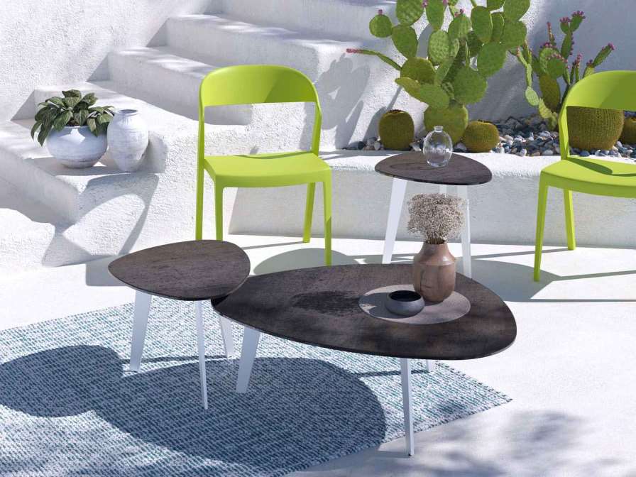 OUTDOOR SIDE TABLE GALET