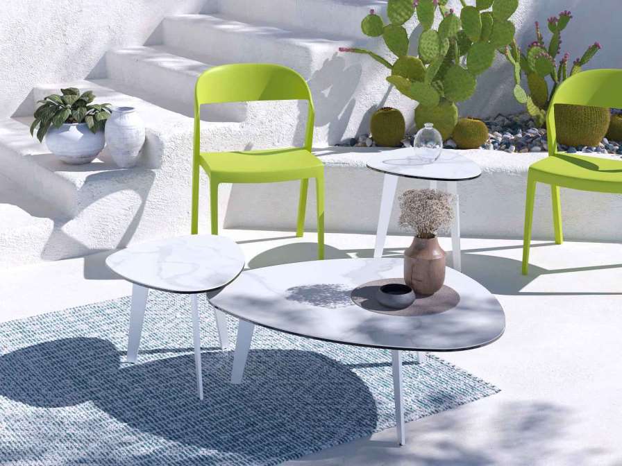 OUTDOOR SIDE TABLE GALET