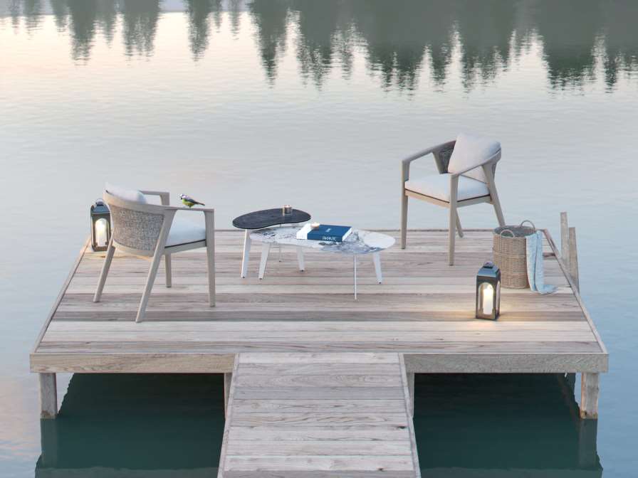 OUTDOOR SIDE TABLE SILVERSTONE