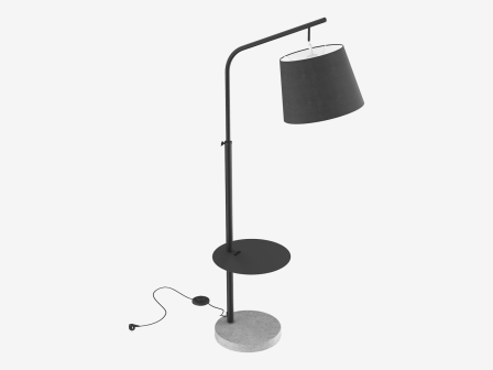 FLOOR LAMP SOLARIS USB